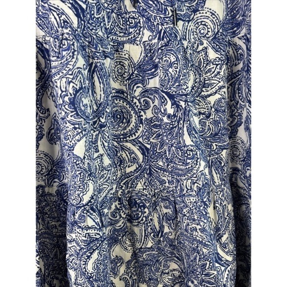 Jones New York Blue White Paisley Skirt Women's Size Large NWT - Picture 5 of 16
